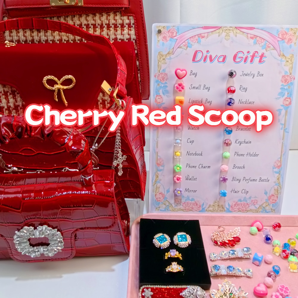 Cherry Red LUCKY SCOOPS– Surprise Capsule Pack